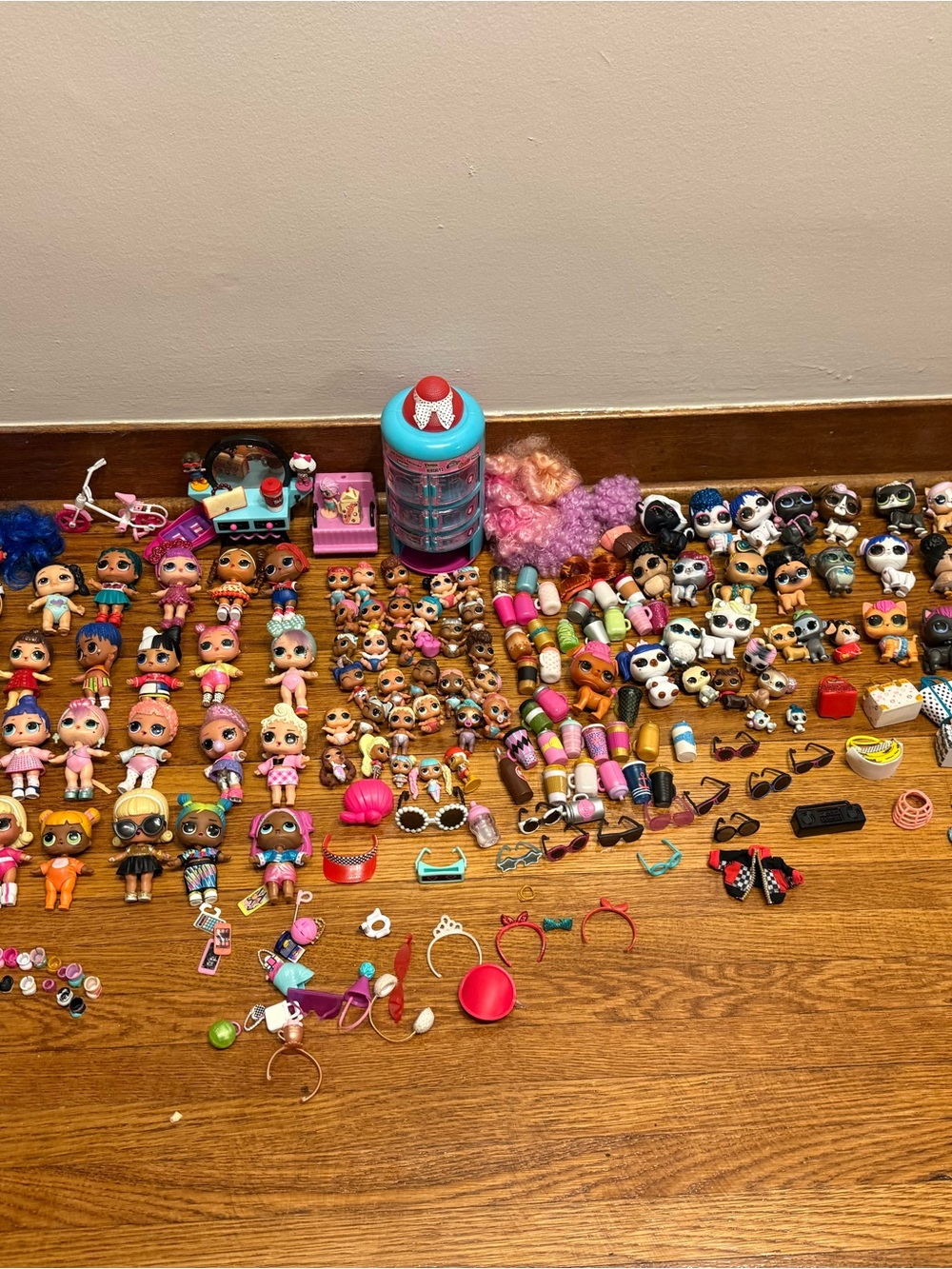 L.O.L. Surprise! Assorted Doll & Accessory Mega Lot - Pink, Blue, Purple